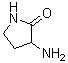 3-氨基-2-吡咯烷酮分子结构 (CAS 2483-65-0)