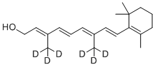 CAS # 2483831-77-0, Vitamin A1-d6, Retinol-d6, All-trans-Retinol-d6