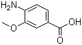 CAS 登录号：2486-69-3, 4-氨基-3-甲氧基苯甲酸