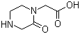 structure of CAS# 24860-46-6, 2-氧代-1-哌嗪乙酸