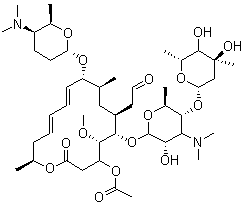 CAS 登录号：24916-51-6, 乙酰螺旋霉素