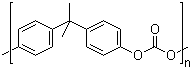 CAS # 24936-68-3, Polycarbonate resin, Poly[oxycarbonyloxy-1,4-phenylene(1-methylethylidene)-1,4-phenylene], Poly(oxycarbonyloxy-p-phenyleneisopropylidene-p-phenylene), 2,2-Bis(4-hydroxyphenyl)propane polycarbonate SRU