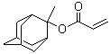 structure of CAS# 249562-06-9, 2-Methyl-2-adamantyl acrylate