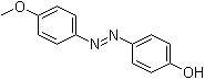 CAS # 2496-25-5, 4-Hydroxy-4'-methoxyazobenzene, 4-Methoxy-4'-hydroxyazobenzene, 4-[(4-Methoxyphenyl)azo]phenol, 4-[(p-Hydroxyphenyl)azo]anisole], NSC 3289, p-Hydroxy-p'-methoxyazobenzene