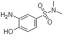 CAS # 24962-75-2, 3-Amino-4-hydroxy-N,N-dimethylbenzenesulphonamide, N1,N1-Dimethyl-3-amino-4-hydroxybenzene-1-sulfonamide
