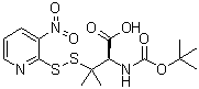 CAS # 250375-03-2, N-[(1,1-Dimethylethoxy)carbonyl]-3-[(3-nitro-2-pyridinyl)dithio]-L-valine
