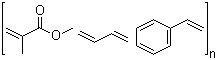 structure of CAS# 25053-09-2, Poly(styrene-co-butadiene-co-methyl methacrylate)
