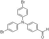 structure of CAS# 25069-38-9, 4-[Bis(4-bromophenyl)amino]benzaldehyde