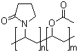 structure of CAS# 25086-89-9, 乙烯基吡咯烷酮-乙酸乙烯酯共聚物