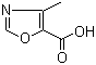 CAS # 2510-32-9, 4-Methyloxazole-5-carboxylic acid, 4-Methyl-1,3-oxazole-5-carboxylic acid