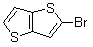 2-溴噻吩并[3,2-b]噻吩分子结构 (CAS 25121-82-8)