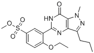 CAS # 2512206-40-3, Sildenafil Methyl Sulfonate Ester Impurity, Methyl 4-ethoxy-3-(1-methyl-7-oxo-3-propyl-4,7-dihydro-1H-pyrazolo[4,3-d]pyrimidin-5-yl)benzenesulfonate