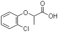 structure of CAS# 25140-86-7, 2-(2-氯苯氧基)丙酸