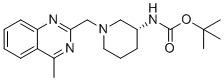 CAS # 2514949-81-4, Linagliptin Impurity 20, Tert-butyl (R)-(1-((4-methylquinazolin-2-yl)methyl)piperidin-3-yl)carbamate