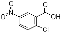 structure of CAS# 2516-96-3, 2-氯-5-硝基苯甲酸