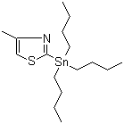 structure of CAS# 251635-59-3, 4-甲基-2-三丁基锡烷基噻唑