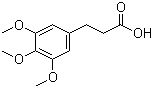 structure of CAS# 25173-72-2, 3,4,5-Trimethoxybenzenepropanoic acid