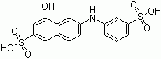 CAS # 25251-42-7, 4-Hydroxy-6-(3-sulphoanilino)naphthalene-2-sulphonic acid
