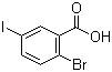 structure of CAS# 25252-00-0, 2-溴-5-碘苯甲酸