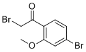 structure of CAS# 252561-75-4, 2-溴-1-(4-溴-2-甲氧基苯基)乙酮