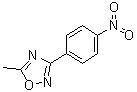 structure of CAS# 25283-96-9, 5-甲基-3-(4-硝基苯基)-1,2,4-恶二唑