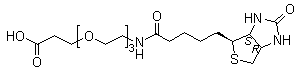 structure of CAS# 252881-76-8, 18-[(3aS,4S,6aR)-六氢-2-氧代-1H-噻吩并[3,4-d]咪唑-4-基]-14-氧代-4,7,10-三氧杂-13-氮杂十八烷酸