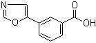 structure of CAS# 252928-82-8, 3-(Oxazol-5-yl)benzoic acid