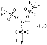 structure of CAS# 252976-51-5, 三氟甲烷磺酸镱水合物