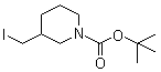 structure of CAS# 253177-03-6, 3-碘甲基哌啶-1-甲酸叔丁酯