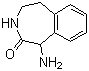 structure of CAS# 253185-43-2, 1-氨基-1,3,4,5-四氢-2H-3-苯并氮杂卓-2-酮