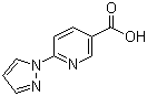 structure of CAS# 253315-22-9, 6-(1H-吡唑-1-基)烟酸