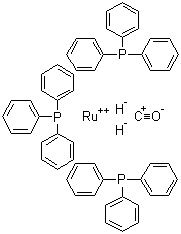 Carbonyldihydrotris(triphenylphosphine)ruthenium molecular structure (CAS 25360-32-1)