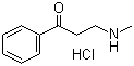 structure of CAS# 2538-50-3, 3-Methylamino-1-phenylpropan-1-one hydrochloride