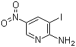 structure of CAS# 25391-56-4, 2-氨基-3-碘-5-硝基吡啶
