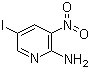 structure of CAS# 25391-57-5, 2-氨基-5-碘-3-硝基吡啶