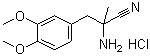 CAS 登录号：2544-13-0, L-3-(3,4-二甲氧基苯基)-2-氨基-2-甲基丙腈盐酸盐