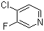 structure of CAS# 2546-56-7, 4-氯-3-氟吡啶