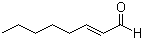 structure of CAS# 2548-87-0, 反-2-辛烯醛