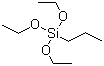 structure of CAS# 2550-02-9, 丙基三乙氧基硅烷