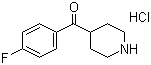 CAS # 25519-78-2, 4-(4-Fluorobenzoyl)piperidine hydrochloride, (4-Fluorophenyl)(4-piperidyl)methanone hydrochloride