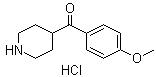 CAS 登录号：25519-82-8, 4-(4-甲氧基苯甲酰基)哌啶盐酸盐