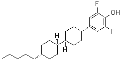 CAS # 255386-65-3, 2,6-Difluoro-4-[(trans,trans)-4'-pentyl[1,1'-bicyclohexyl]-4-yl]phenol