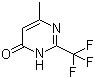 structure of CAS# 2557-79-1, 6-甲基-2-(三氟甲基)嘧啶-4(3H)-酮