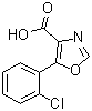 CAS 登录号：255876-53-0, 5-(2-氯苯基)-4-恶唑羧酸