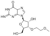 structure of CAS# 256224-03-0, 3'-O-(2-甲氧基乙基)鸟苷