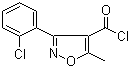 CAS 登录号：25629-50-9, 3-(2-氯苯基)-5-甲基-4-异恶唑甲酰氯