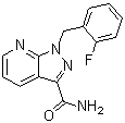 CAS # 256376-62-2, 1-(2-Fluorobenzyl)-1H-pyrazolo[3,4-b]pyridine-3-carboxamide