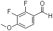structure of CAS# 256417-11-5, 2,3-二氟-4-甲氧基苯甲醛
