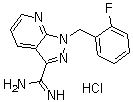 structure of CAS# 256499-19-1, 1-(2-氟苄基)-1H-吡唑并[3,4-b]吡啶-3-甲脒盐酸盐