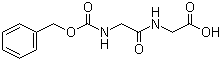 structure of CAS# 2566-19-0, N-苄氧羰基-甘氨酰-甘氨酸